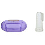 Fisher-Price Silicone Finger Brush with Case Purple (1016410)